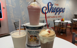 4.29.25 Do You Know The Scoop on Shakes, Malts, Root Beer Floats & Black Cows! The Shoppe Custard & Grill